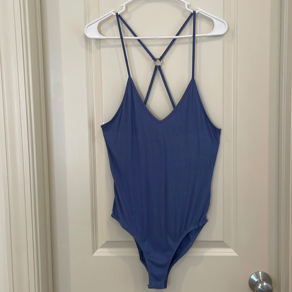 Periwinkle Blue Tank Bodysuit